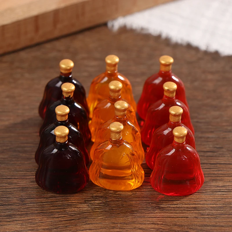 New 10Pcs Dollhouse Miniature Wine Bottles Pretend Play Doll Food Drink Accessories
New 10Pcs Dollhouse Miniature Wine Bottles Pretend Play Doll Food Drink Accessories