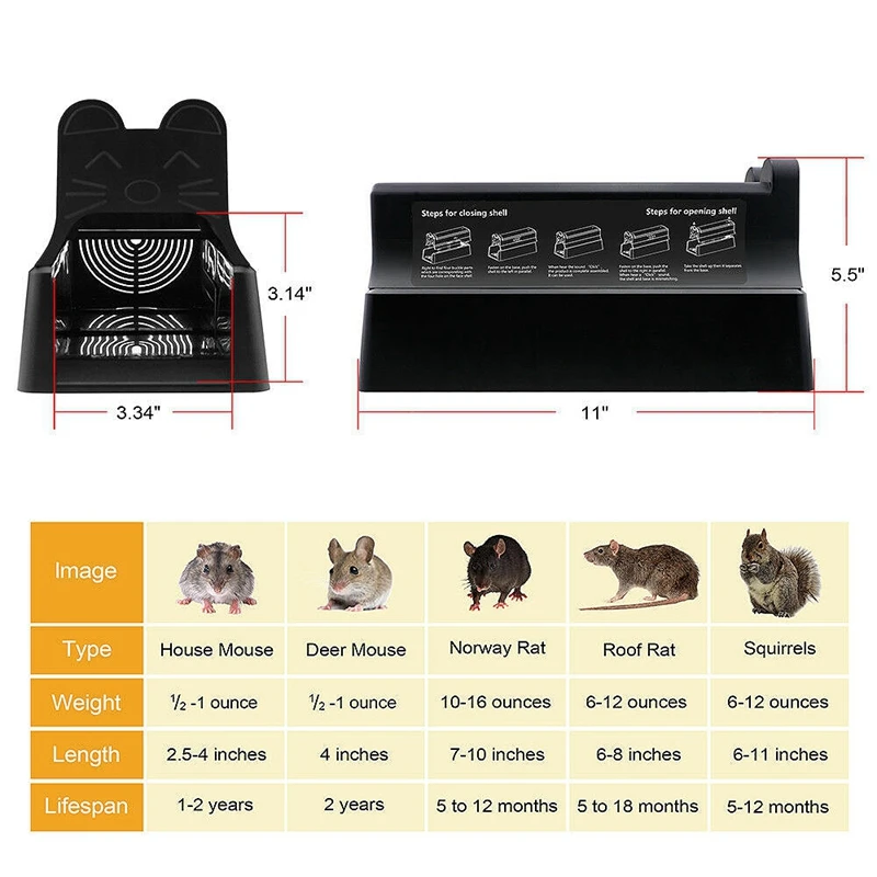 7000V High Voltage Household Electronic Mousetrap Electric Cat Rodent Control Device(UK Plug)
7000V High Voltage Household Electronic Mousetrap Electric Cat Rodent Control Device(UK Plug)