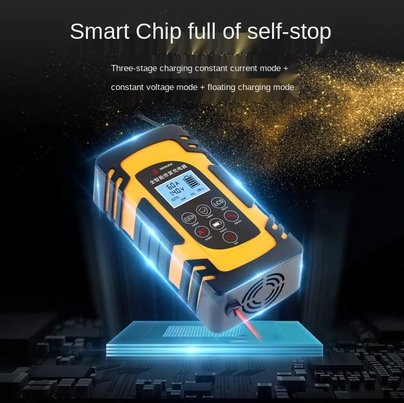 Auto Battery Charger 12V Lead Acid Battery 24V Intelligent Pulse Repair Motor Forklift Fully Automatic
Auto Battery Charger 12V Lead Acid Battery 24V Intelligent Pulse Repair Motor Forklift Fully Automatic