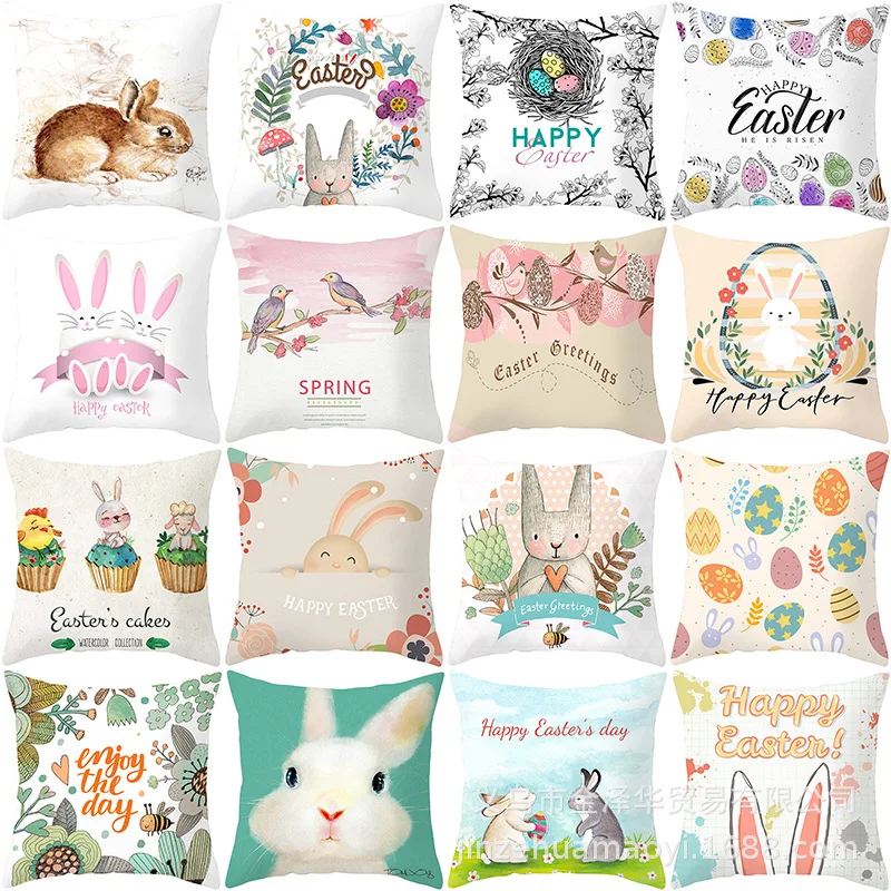 Easter Pillow Cushion Cover Bunny Pillowcase Cover Easter Party Decoration Throw Pillows Decorative Seat Farmhouse Home Decor
Easter Pillow Cushion Cover Bunny Pillowcase Cover Easter Party Decoration Throw Pillows Decorative Seat Farmhouse Home Decor