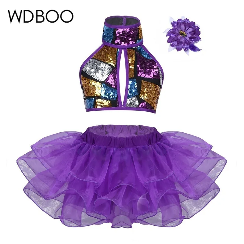 WDBOO Новинка, Детские комплекты с блестками для девочек, юбка-пачка с вырезами, женские костюмы для бальных танцев с зажимом для волос, сверка...
WDBOO Новинка, Детские комплекты с блестками для девочек, юбка-пачка с вырезами, женские костюмы для бальных танцев с зажимом для волос, сверка...