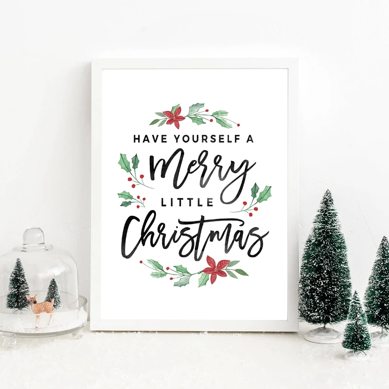 Modern Merry Christmas Wall Art Canvas Painting Nordic Posters and Prints Wall Pictures for Living Home Decoration Frameless 
Modern Merry Christmas Wall Art Canvas Painting Nordic Posters and Prints Wall Pictures for Living Home Decoration Frameless