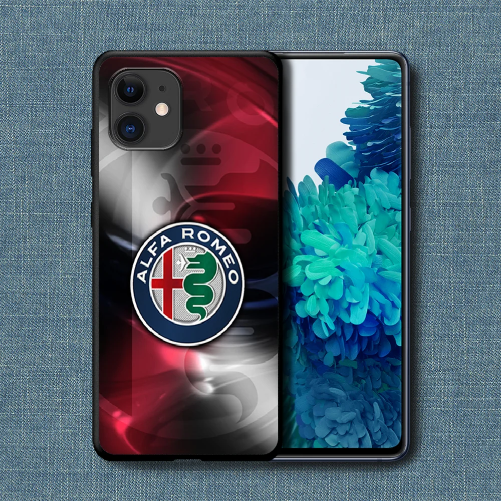 Alfa Romeo Car Logo Phone Case For iPhone 4 4s 5 5S SE 5C 6 6S 7 8 Plus X XS XR 11 12 Mini Pro Max 2020 black Cell Soft Funda 
Alfa Romeo Car Logo Phone Case For iPhone 4 4s 5 5S SE 5C 6 6S 7 8 Plus X XS XR 11 12 Mini Pro Max 2020 black Cell Soft Funda
