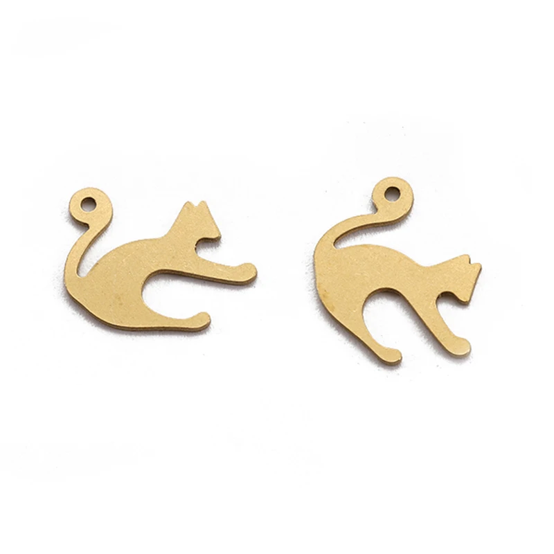 6pcs Raw Brass Animal Charm Cute Cat Charms Pendant For Handmade Necklace Bracelets Jewelry Findings Making Supplies DIY Crafts
6pcs Raw Brass Animal Charm Cute Cat Charms Pendant For Handmade Necklace Bracelets Jewelry Findings Making Supplies DIY Crafts
