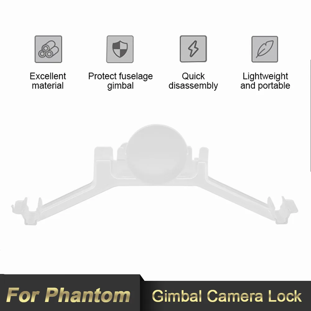 Drone Gimbal Lock Stabilizer Lock Lens Camera Cover Safety Protector Buckle Holder for Phantom 4 PRO Accessory
Drone Gimbal Lock Stabilizer Lock Lens Camera Cover Safety Protector Buckle Holder for Phantom 4 PRO Accessory