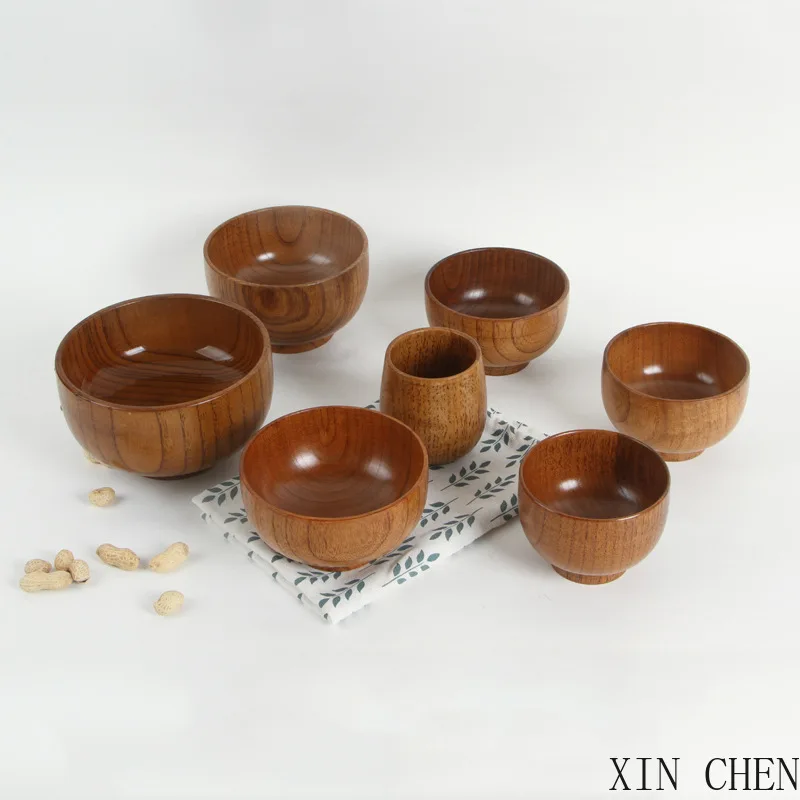 Japanese-style natural jujube wooden bowl children adult rice bowl solid wood size household kitchen tableware
Japanese-style natural jujube wooden bowl children adult rice bowl solid wood size household kitchen tableware