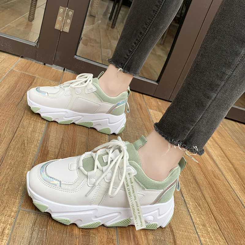 Womens Shoes Spring and Autumn New Korean-Style All-match Sneakers Platform Sneakers
Womens Shoes Spring and Autumn New Korean-Style All-match Sneakers Platform Sneakers