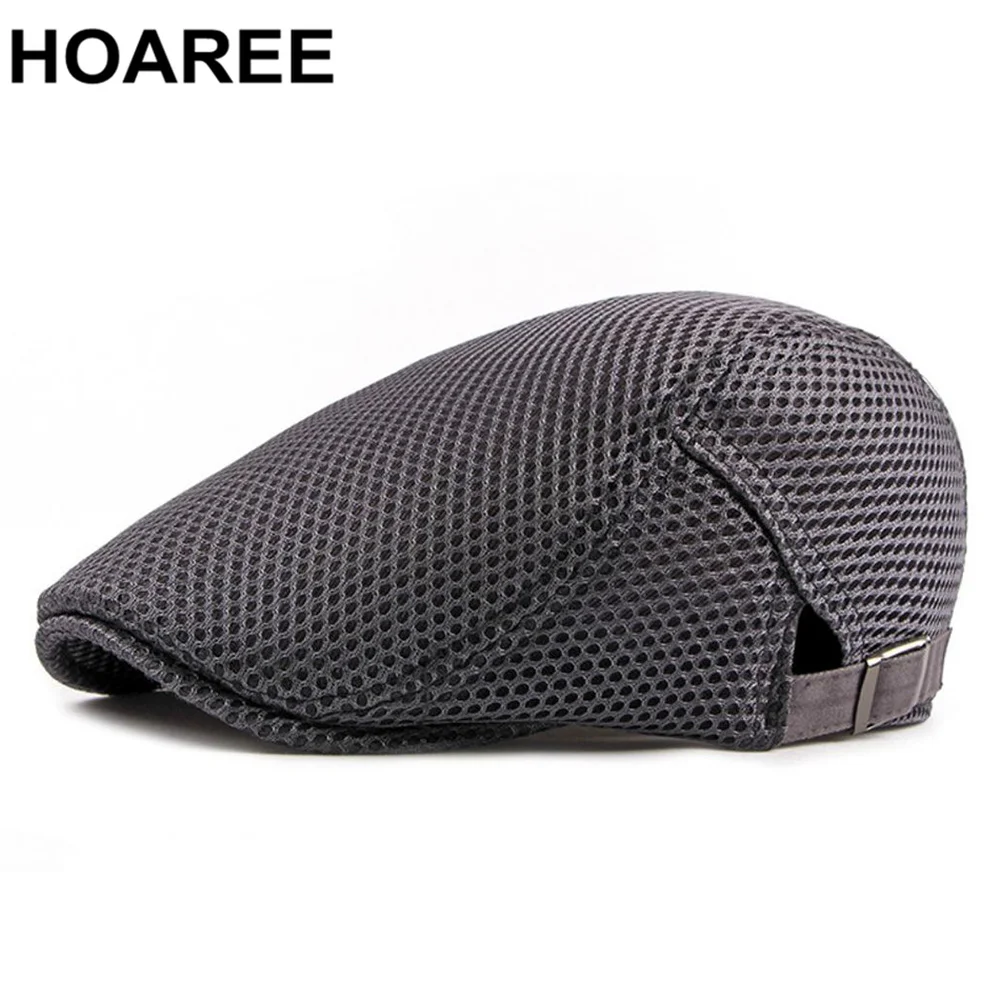 HOAREE Men Hollow Out Beret Summer Flat Caps Solid Gray White Duckbill Hat Unisex Casual Adjustable Classic Male Irish Caps
HOAREE Men Hollow Out Beret Summer Flat Caps Solid Gray White Duckbill Hat Unisex Casual Adjustable Classic Male Irish Caps