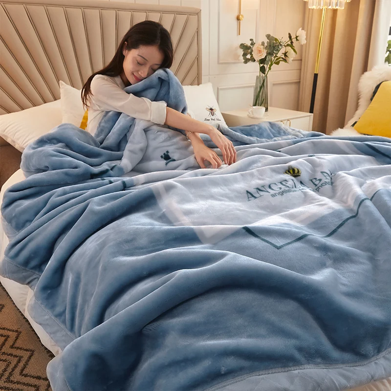 Comfy Thick Blanket Winter Flannel Double Warm Large Autumn Nordic Fluffy Beds Blanket Cute Mantas De Cama Home Textile DG50B
Comfy Thick Blanket Winter Flannel Double Warm Large Autumn Nordic Fluffy Beds Blanket Cute Mantas De Cama Home Textile DG50B