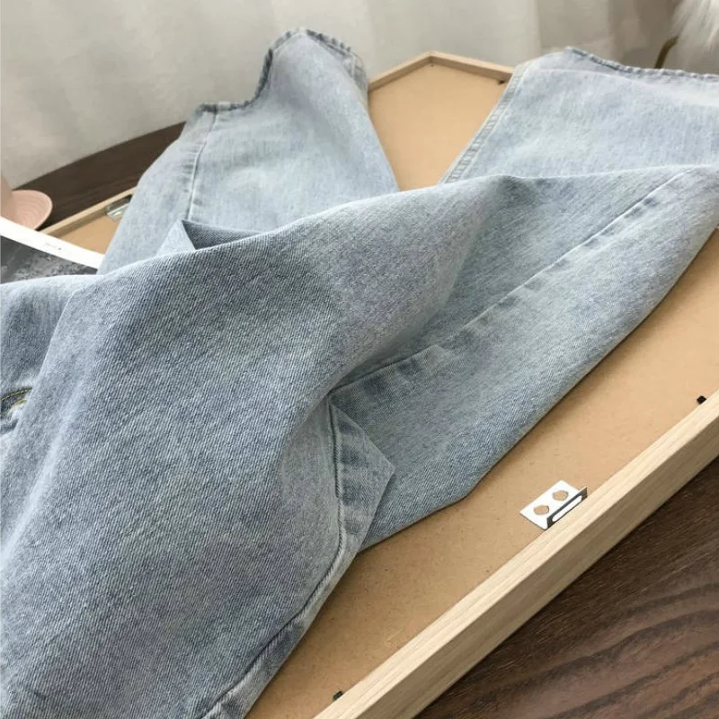 Jeans Women Blue Denim Autumn Korean-style New Femme Leisure Outwear Long Trousers Baggy Teens Stylish Fashion All-match Ulzzang
Jeans Women Blue Denim Autumn Korean-style New Femme Leisure Outwear Long Trousers Baggy Teens Stylish Fashion All-match Ulzzang