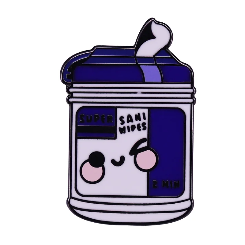 Cute Purple Wipe Pin Nurse Doctor Sanitize Brooch
Cute Purple Wipe Pin Nurse Doctor Sanitize Brooch