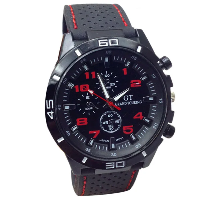 Classic popular men's watches casual business silicone sports quartz watches men's military watches watches men's gifts 5*
Classic popular men's watches casual business silicone sports quartz watches men's military watches watches men's gifts 5*