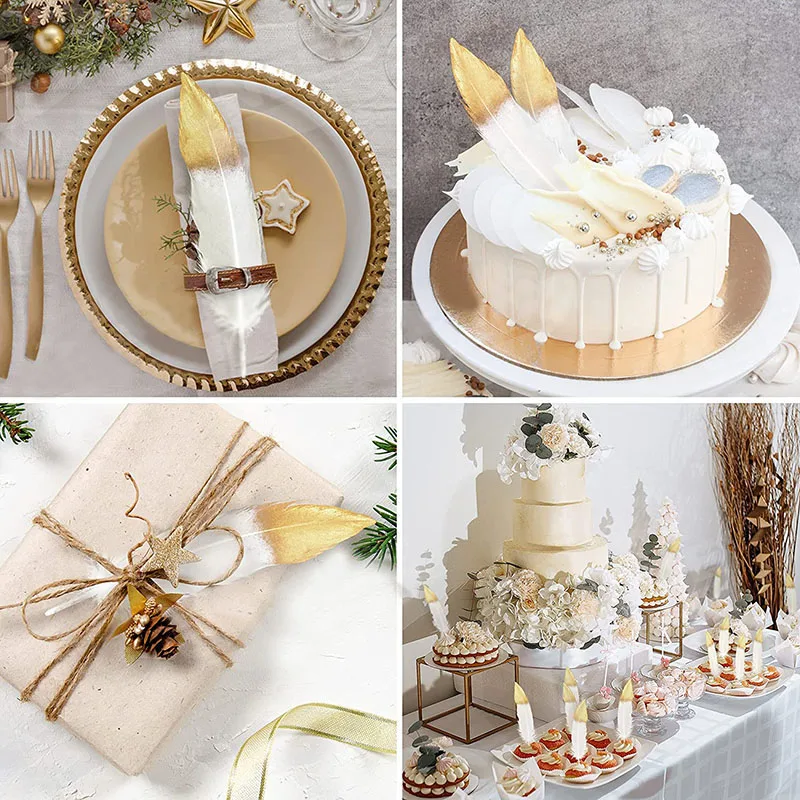 10PCS Gold Dipped Feather Natural Goose Turkey Feathers for Wedding Party Gift Box Cake Decoration Balloon Filler DIY Crafts
10PCS Gold Dipped Feather Natural Goose Turkey Feathers for Wedding Party Gift Box Cake Decoration Balloon Filler DIY Crafts