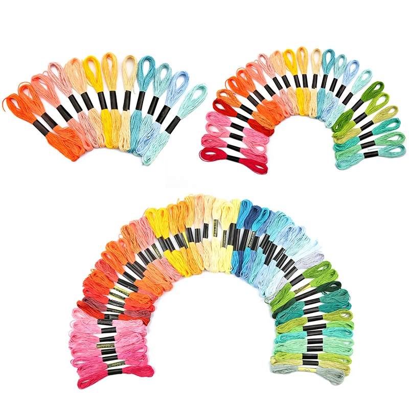 10/24/50 pcs Random Color embroidery Thread DIY Silk Line Branch Threads Similar Thread Floss Skein Cross Stitch Thread
10/24/50 pcs Random Color embroidery Thread DIY Silk Line Branch Threads Similar Thread Floss Skein Cross Stitch Thread
