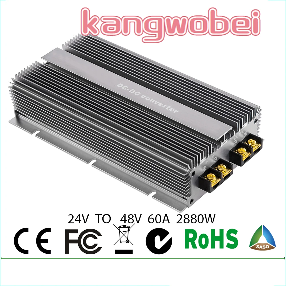 3 YEARS WARRANTY 24V TO 48V 60A STEP UP DC DC CONVERTER PROMOTION 24VDC TO 48V DC 60 AMP 2880Watt CE RoHS Certificated
3 YEARS WARRANTY 24V TO 48V 60A STEP UP DC DC CONVERTER PROMOTION 24VDC TO 48V DC 60 AMP 2880Watt CE RoHS Certificated