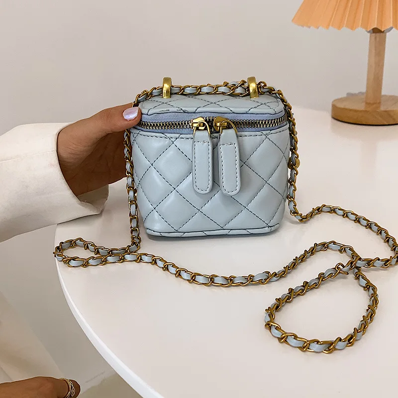 Crossbody Bag Women's Bags 2021 Summer New Hot-Selling Small Fragrant Design Style Rhombic Chain Mini Shoulder Bags Wallet
Crossbody Bag Women's Bags 2021 Summer New Hot-Selling Small Fragrant Design Style Rhombic Chain Mini Shoulder Bags Wallet