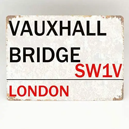 Vauxhall Bridge New Metal Aluminum Sign BBQ Art Barbecue Garden Party Beer Man Cave Decor Novelty Art Sign for Indoor Outdoo
Vauxhall Bridge New Metal Aluminum Sign BBQ Art Barbecue Garden Party Beer Man Cave Decor Novelty Art Sign for Indoor Outdoo