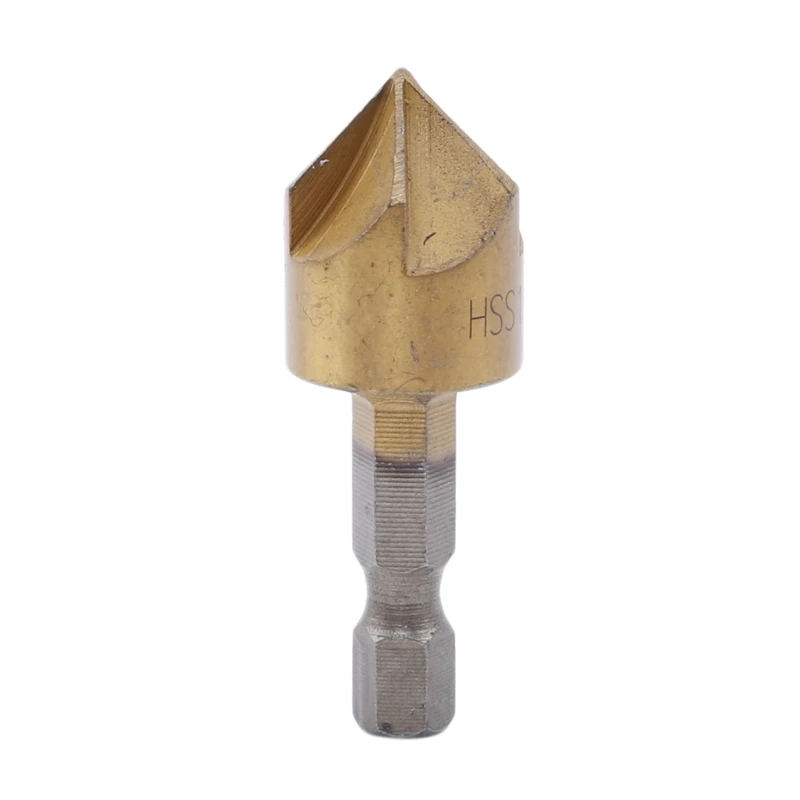 6pcs Chamfer Countersink Chamfer Drill Bit 1/4" Hex Shank 90 Degree Wood Chamfering Cutter 6mm-19mm
6pcs Chamfer Countersink Chamfer Drill Bit 1/4" Hex Shank 90 Degree Wood Chamfering Cutter 6mm-19mm