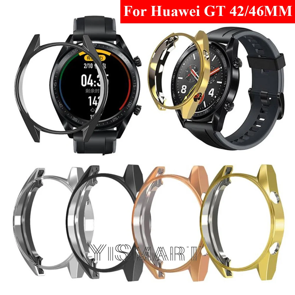 Мягкий чехол для Huawei Watch GT 42 мм 46 мм, защитный чехол из ТПУ, бампер, аксессуары, защита не на весь экран
Мягкий чехол для Huawei Watch GT 42 мм 46 мм, защитный чехол из ТПУ, бампер, аксессуары, защита не на весь экран