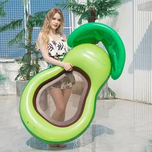 160*90cm Avocado Swimming Ring Inflatable Swim Giant Pool Pool Floats for Adults for Tube Float Swim Pool Toys 2020 New