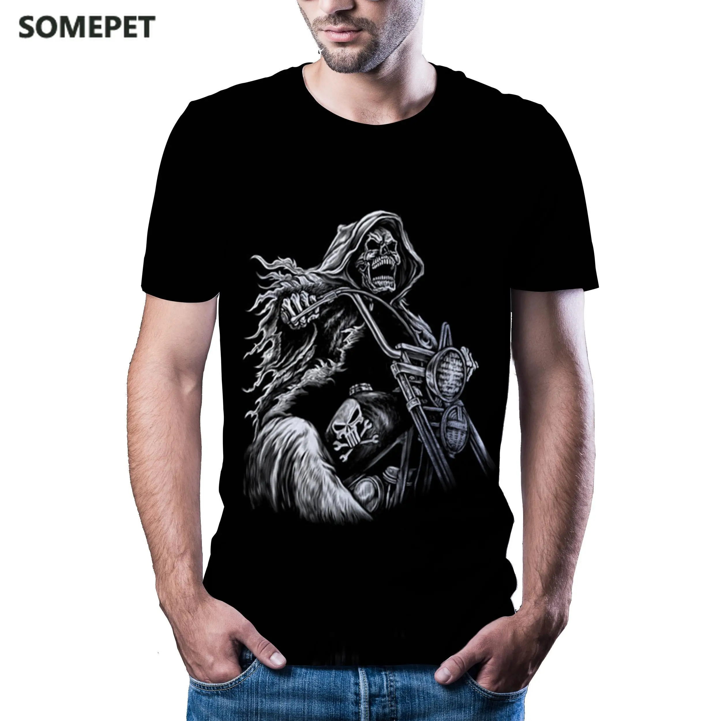 2020 Horror Clown New Clothes Men / Women Hip Hop Street Style High Grade T-Shirt Clown Printed T-Shirt
2020 Horror Clown New Clothes Men / Women Hip Hop Street Style High Grade T-Shirt Clown Printed T-Shirt