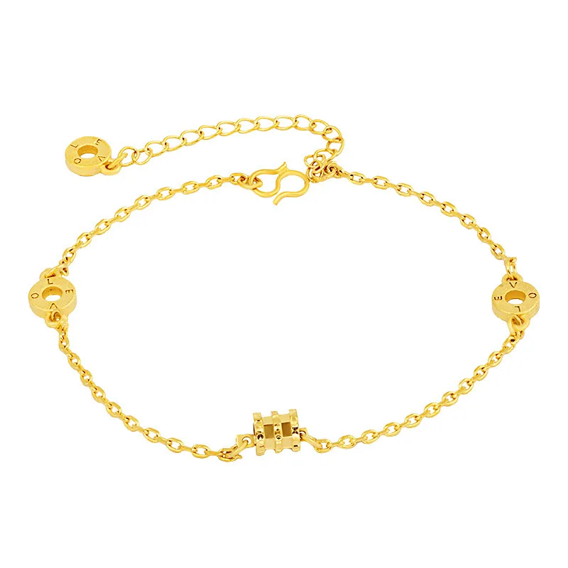 Luxury Imitation Gold Small Waist Ladies Bracelet Sand Gold Transfer Beads Bracelet Plated 24K Gold Jewelry Women Bracelets
Luxury Imitation Gold Small Waist Ladies Bracelet Sand Gold Transfer Beads Bracelet Plated 24K Gold Jewelry Women Bracelets