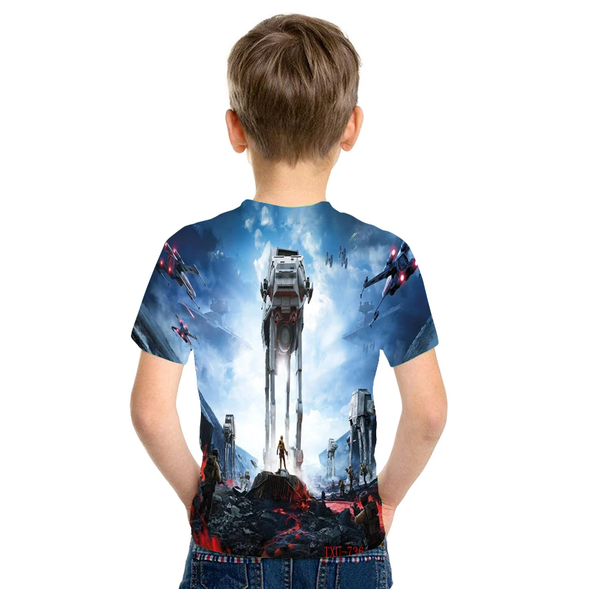 New 3D animation design printed boys and girls short sleeves round collar T-shirt, fashionable and cool, lively and lovely
New 3D animation design printed boys and girls short sleeves round collar T-shirt, fashionable and cool, lively and lovely