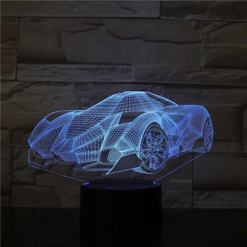 3D-3507 Concept Car Super Fast Car Design LED Night Lamp with Multi Colors Change Illusion Best Gifts for Kids Boys Friends
3D-3507 Concept Car Super Fast Car Design LED Night Lamp with Multi Colors Change Illusion Best Gifts for Kids Boys Friends