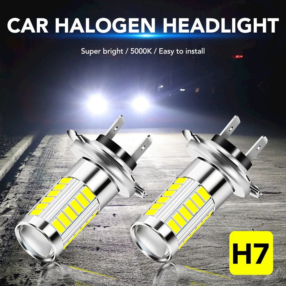 Светодиодсветильник лампа H7 5630 светодиодный льная фара для Hyundai Solaris 2 Elantra i30 i35 i40
