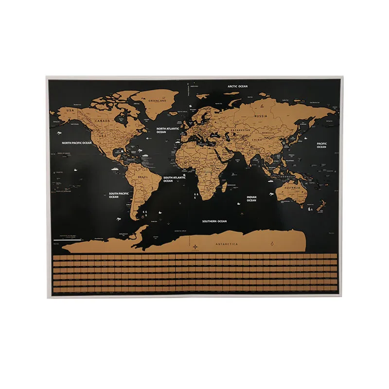 1 шт. карта мира флаг издание 40*30 см номер Офис украшение стены Стикеры обучение