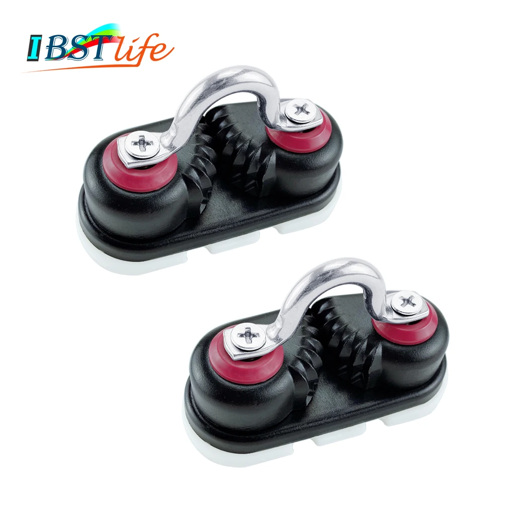 2X Anodized Aluminium Cam Cleat with Leading Ring Boat Rope cleat Matic Fairlead Marine Sailboat Kayak Dinghy Pilates Accessory
2X Anodized Aluminium Cam Cleat with Leading Ring Boat Rope cleat Matic Fairlead Marine Sailboat Kayak Dinghy Pilates Accessory