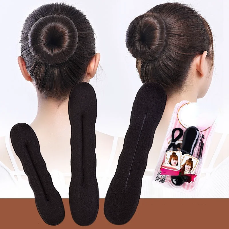 Multi Size Sponge Black Hair Styling Donut Bun Curler Maker Ring Magic Foam Donut Twist DIY Tools Hair Clip 17.5cm and 22.5cm
Multi Size Sponge Black Hair Styling Donut Bun Curler Maker Ring Magic Foam Donut Twist DIY Tools Hair Clip 17.5cm and 22.5cm