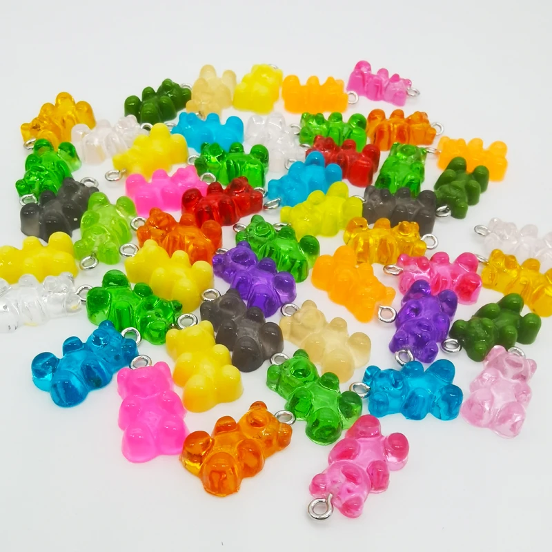 Resin Bear Pendant Bead DIY Jewelry Accessories For Bracelet Necklace Earrings Glitter Charm Material Making Findings Wholesale
Resin Bear Pendant Bead DIY Jewelry Accessories For Bracelet Necklace Earrings Glitter Charm Material Making Findings Wholesale