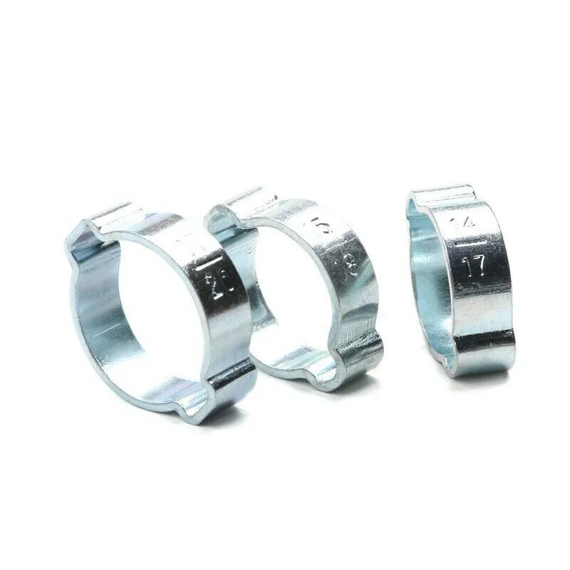 100Pcs/set Double Ear Hose Clamp 5-31MM Fit For Car Fuel Pipe Galvanized Replacement
100Pcs/set Double Ear Hose Clamp 5-31MM Fit For Car Fuel Pipe Galvanized Replacement