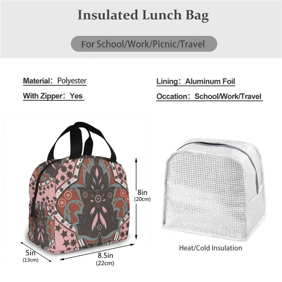 Noisydesigns Lunch Bag Africa Ethnic Pattern Cooler Tote Portable Insulated Canvas Thermal Food Container School Picnic
Noisydesigns Lunch Bag Africa Ethnic Pattern Cooler Tote Portable Insulated Canvas Thermal Food Container School Picnic