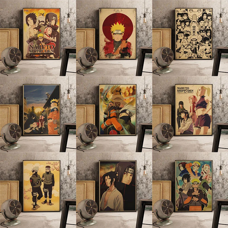 Japan Anime Retro Poster Naruto Kakashi Canvas Painting Mural Modern Living Room Bedroom Home Wall Decoration
Japan Anime Retro Poster Naruto Kakashi Canvas Painting Mural Modern Living Room Bedroom Home Wall Decoration