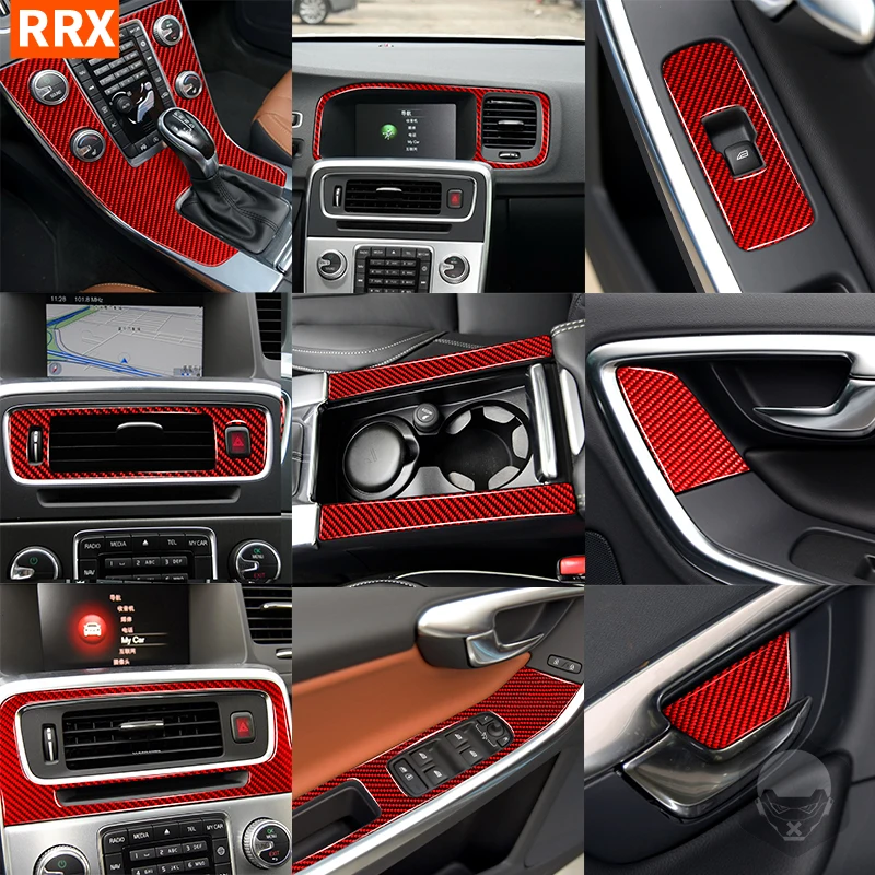 Для Volvo V60 2010-2017 S60 2010-2018 Центральная панель управления воздуховыпускным отверстием навигация дверь чаша стеклоподъемник наклейки из углеро...
Для Volvo V60 2010-2017 S60 2010-2018 Центральная панель управления воздуховыпускным отверстием навигация дверь чаша стеклоподъемник наклейки из углеро...