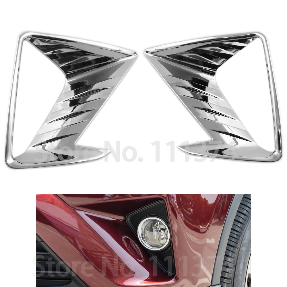 Chrome Front Fog Light Frame Trim For Toyota RAV4 2016 2017 2018 ABS Carbon Look Decoration Accessories 
Chrome Front Fog Light Frame Trim For Toyota RAV4 2016 2017 2018 ABS Carbon Look Decoration Accessories