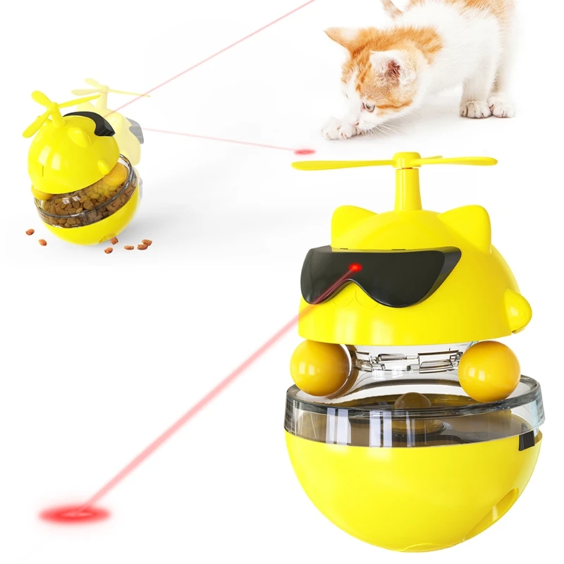 Automatic Pet Slow Feeder Treat Ball Tumbler Toy with Light Increase IQ for Cat QW
Automatic Pet Slow Feeder Treat Ball Tumbler Toy with Light Increase IQ for Cat QW