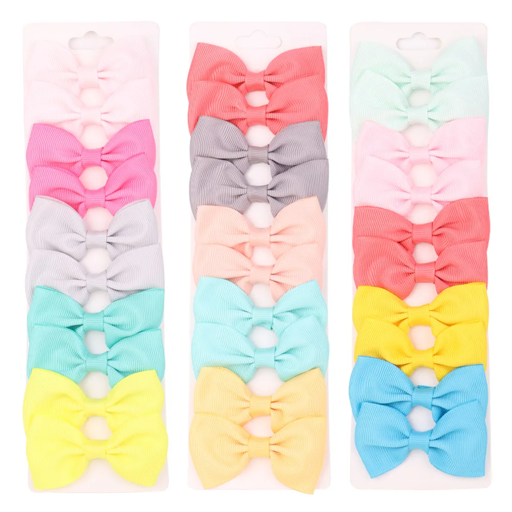 10Pcs/set Grosgrain Ribbon Bowknot Hair Clips For Cute Girls Colorful 2021 New Hairpins Barrettes Headwear Kids Hair Accessories
10Pcs/set Grosgrain Ribbon Bowknot Hair Clips For Cute Girls Colorful 2021 New Hairpins Barrettes Headwear Kids Hair Accessories