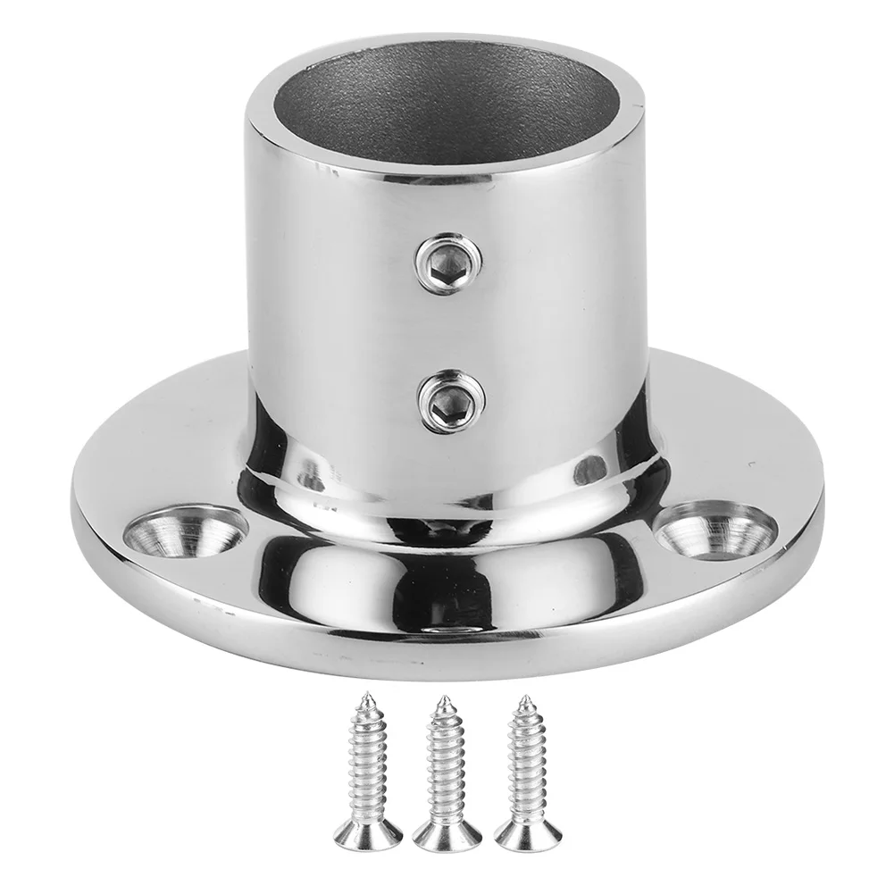 316 Stainless Steel Round Stanchion Base 90 Degree Marine Boat Hand Rail Fitting for 32mm Pipe
316 Stainless Steel Round Stanchion Base 90 Degree Marine Boat Hand Rail Fitting for 32mm Pipe