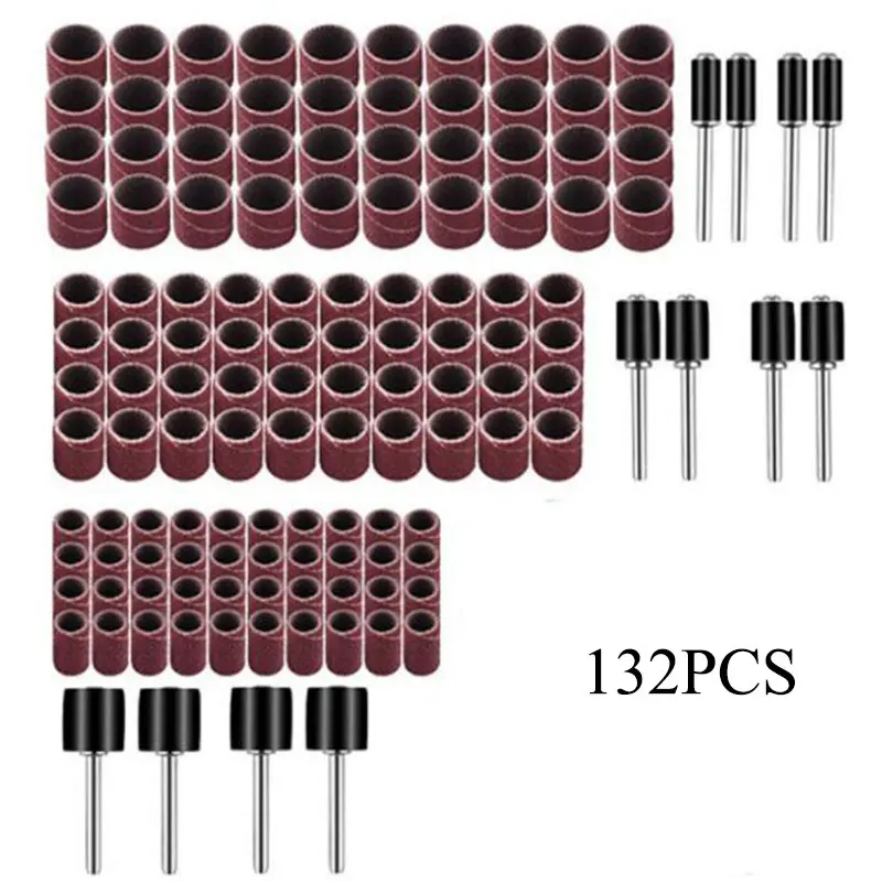 132PCs/set Electric Nail Machine Nail Drill Bits Nail Art Sanding Bands UV Gel Acrylic Polish Remover For Nail Accessory Tool
132PCs/set Electric Nail Machine Nail Drill Bits Nail Art Sanding Bands UV Gel Acrylic Polish Remover For Nail Accessory Tool