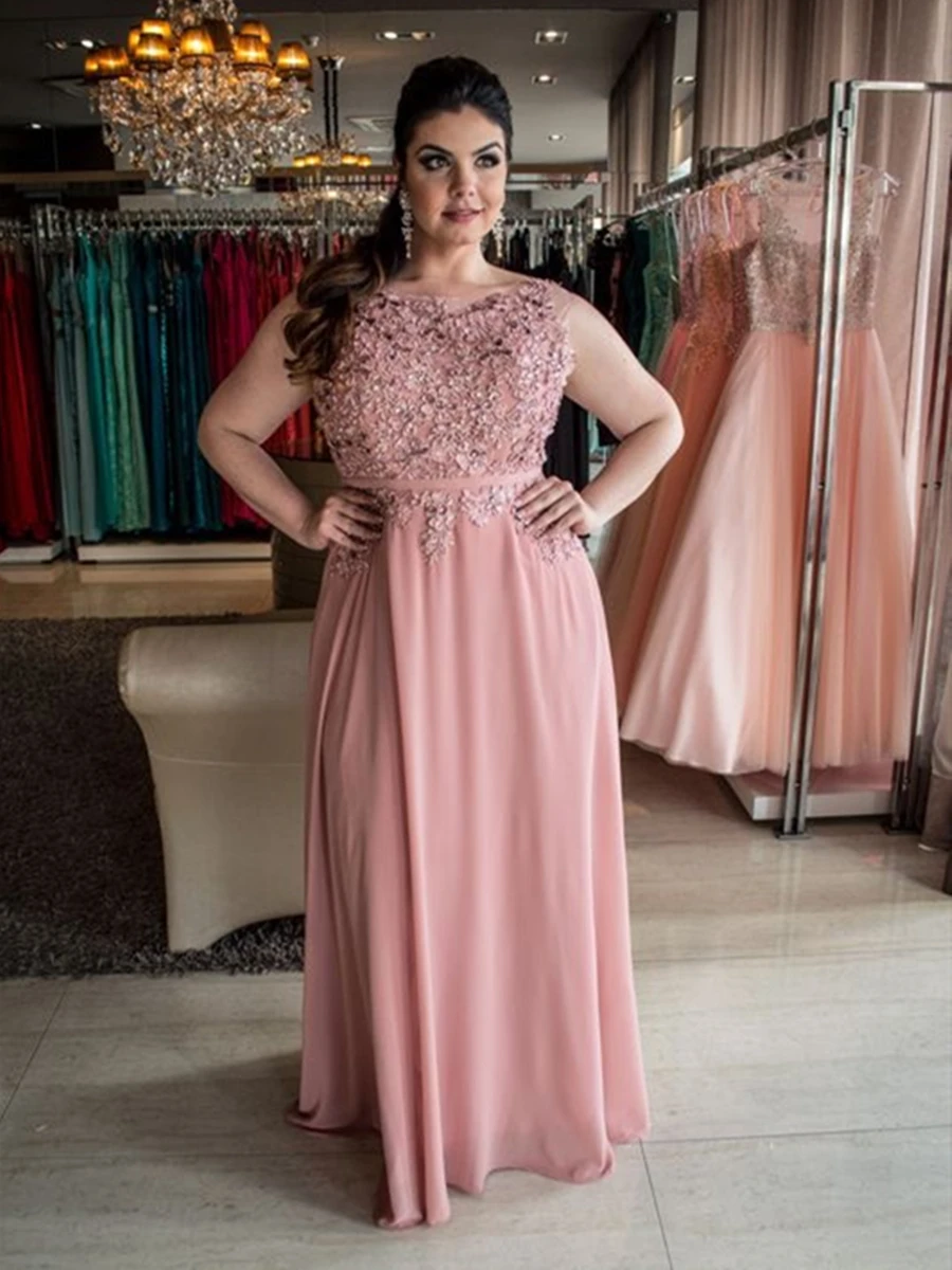 Plus Size Mother of the Bride Dress for Wedding Party Beading Appliques Lace Chiffon Long Evening Prom Gowns Customized
Plus Size Mother of the Bride Dress for Wedding Party Beading Appliques Lace Chiffon Long Evening Prom Gowns Customized