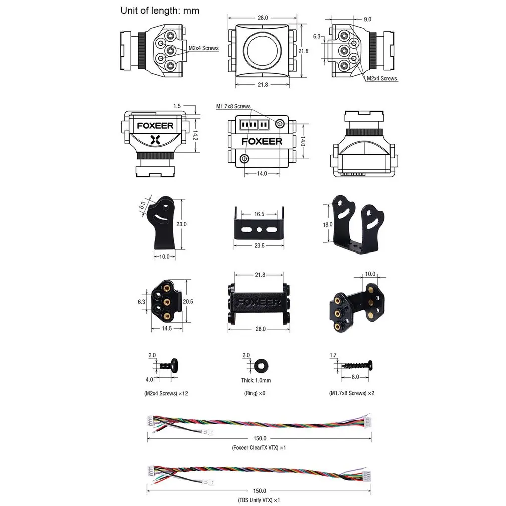 Foxeer Falkor mini FPV Camera 1200TVL 16:9/4:3 1.8/2.5mm PAL/NTSC Switchable CMOS 1/3 GWDR Support 5~40V for RC Racing Drone
Foxeer Falkor mini FPV Camera 1200TVL 16:9/4:3 1.8/2.5mm PAL/NTSC Switchable CMOS 1/3 GWDR Support 5~40V for RC Racing Drone