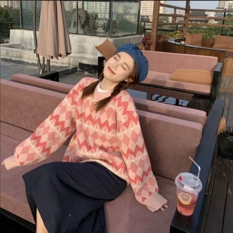 Autumn Winter Sweaters Pullover Pink Blue 2021 Heart Pattern Long Sleeve Sweater Women Turtleneck Knitted Jumpers Sweater Mujer
Autumn Winter Sweaters Pullover Pink Blue 2021 Heart Pattern Long Sleeve Sweater Women Turtleneck Knitted Jumpers Sweater Mujer