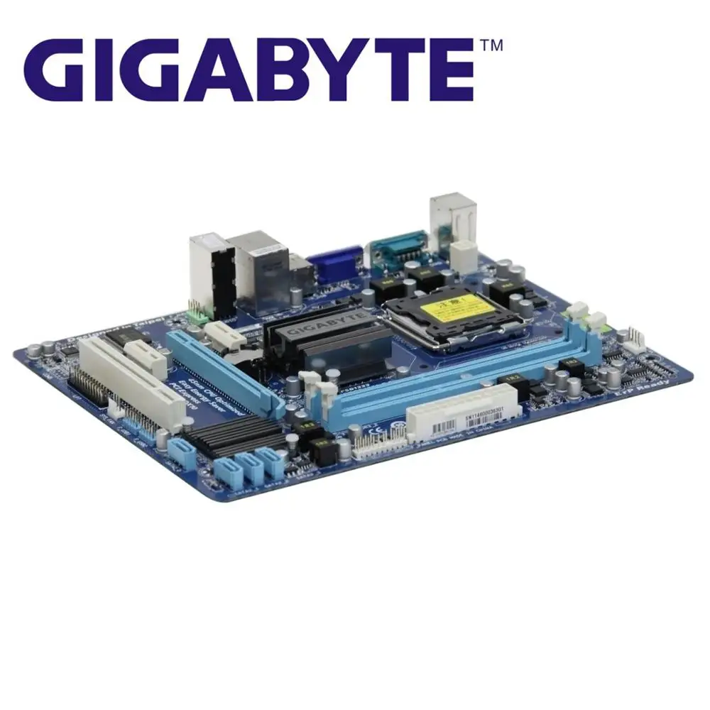 Материнская плата LGA 775 для Intel G41 100% Gigabyte GA G41MT S2P DDR3 б/у материнская настольных ПК