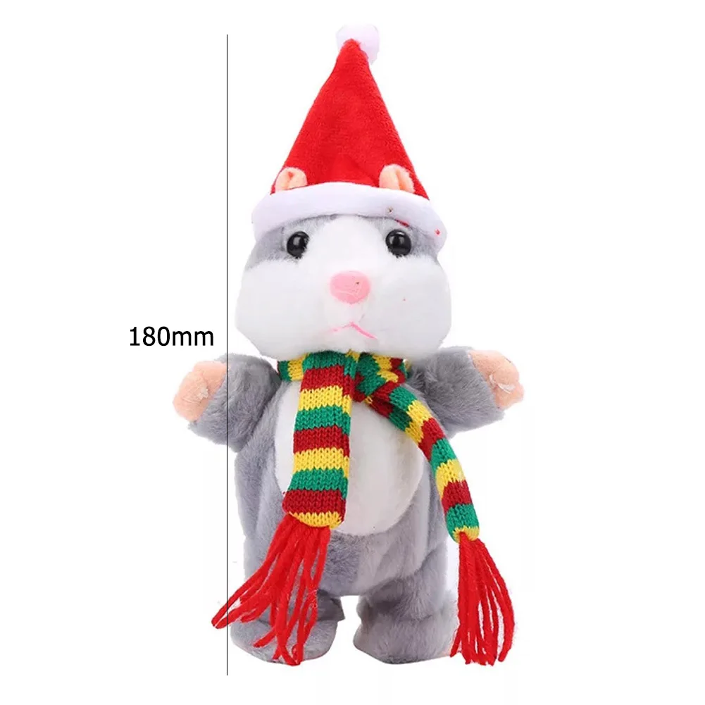 Electric Talking Hamster Plush Toy Speaking Walking Christmas Children Toys Gift Sound Educational Toys for Children Gift
Electric Talking Hamster Plush Toy Speaking Walking Christmas Children Toys Gift Sound Educational Toys for Children Gift