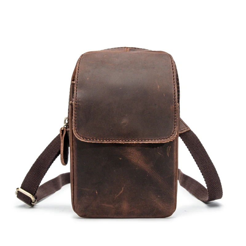 Men Vintage Cowhide Waist Bag Oil Wax Leather Cowhide Cell/Mobile Phone Hip Bum Belt Cross Body Pouch Fanny Pack Waist Bag
Men Vintage Cowhide Waist Bag Oil Wax Leather Cowhide Cell/Mobile Phone Hip Bum Belt Cross Body Pouch Fanny Pack Waist Bag