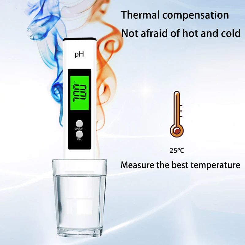 PH Meter 0.01 High Precision With Backlight for Water Quality Tester with Measurement Range Suitable Aquarium Swimming Pool
PH Meter 0.01 High Precision With Backlight for Water Quality Tester with Measurement Range Suitable Aquarium Swimming Pool