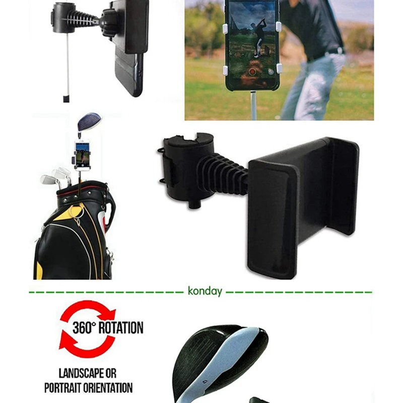 Golf Mobile Phone Holder Clip Alignment Stick Cell Phone Clip Holder with 0.335 Golf Adapter Sleeve
Golf Mobile Phone Holder Clip Alignment Stick Cell Phone Clip Holder with 0.335 Golf Adapter Sleeve